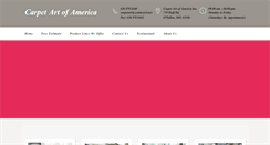 Desktop Screenshot of carpetartofamerica.com